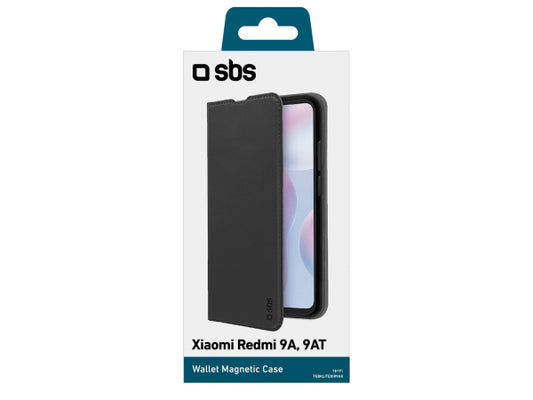 SBS Bookcase Wallet Lite-Hülle für Xiaomi Redmi 9A/9AT