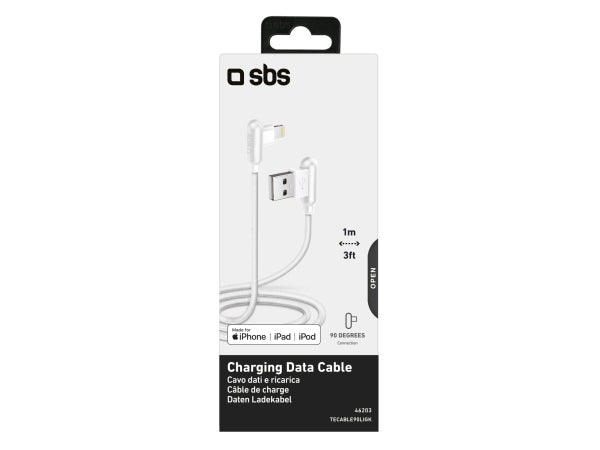 SBS Lightning-Kabel mit 90°-Anschlüssen Kaufuniversum - SBS Lightning-Kabel mit 90°-Anschlüssen