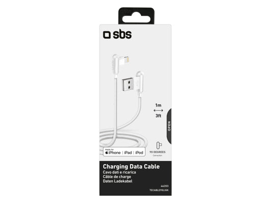 SBS Lightning-Kabel mit 90°-Anschlüssen