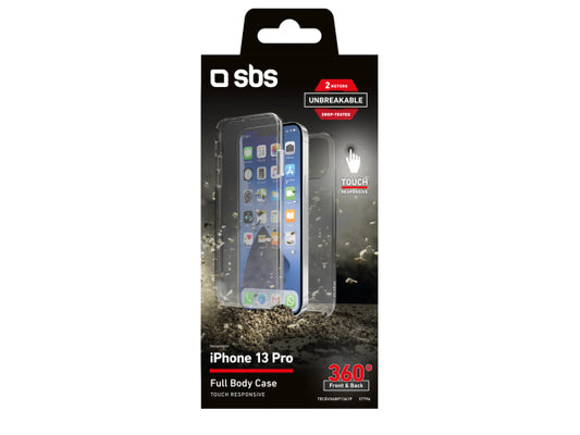 SBS Cover Full Body 360° für iPhone 13 Pro - Unbreakable Collection