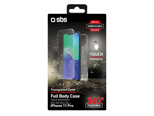 SBS Cover Full Body 360° für iPhone 11 Pro - Unbreakable Collection
