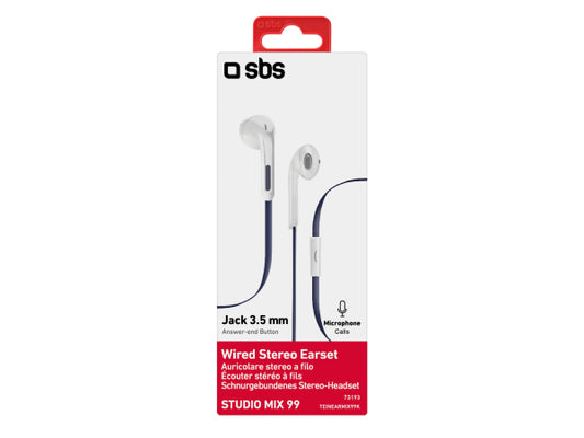 SBS Stereo-Ohrhörer mit Kabel: Studio Mix 99