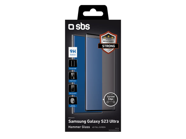SBS Glas Displayschutz 4D Full Glass für Samsung Galaxy S23 Ultra Kaufuniversum - SBS Glas Displayschutz 4D Full Glass für Samsung Galaxy S23 Ultra