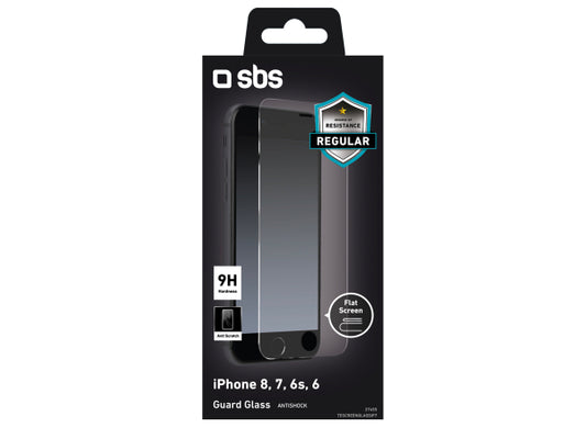SBS Screen Protector Glass für iPhone 8 / 7 / 6s / 6