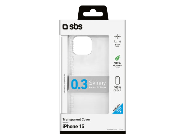 SBS Cover Skinny für iPhone 15 Kaufuniversum - SBS Cover Skinny für iPhone 15