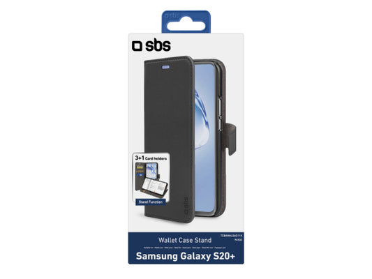 SBS Book Case Wallet für Samsung Galaxy S20+ mit Standfunktion