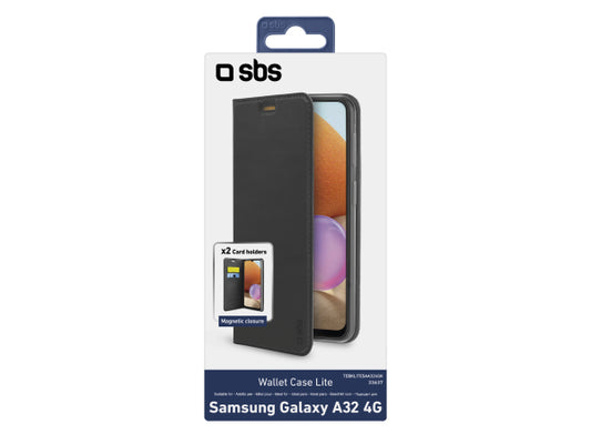SBS Bookcase Wallet Lite-Hülle für Samsung Galaxy A32 4G