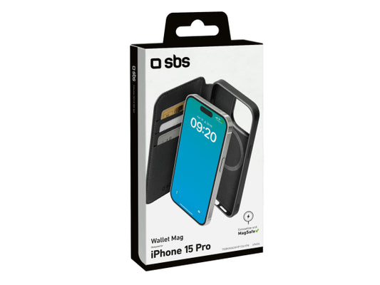 SBS MagSafe-kompatible aufklappbare Hülle für iPhone 15 Pro