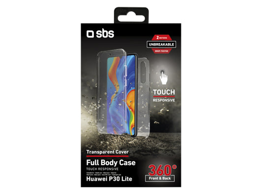 SBS Cover Full Body 360° für Huawei P30 Lite - Unbreakable Collection