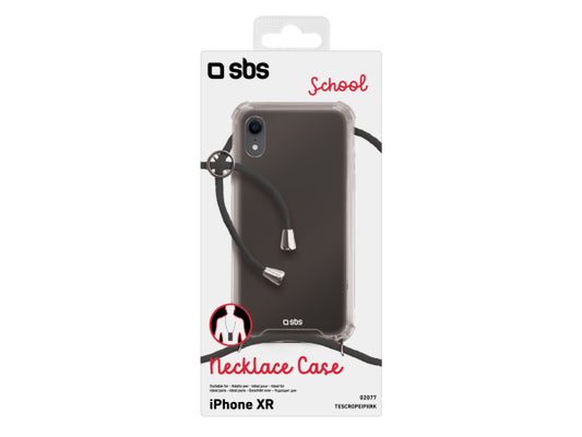 SBS Cover „School“ mit Umhängeband für iPhone XR