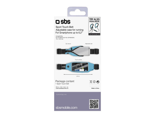 SBS Gürteltasche mit Touch-Fenster für Smartphone bis 6,2", wasserdicht