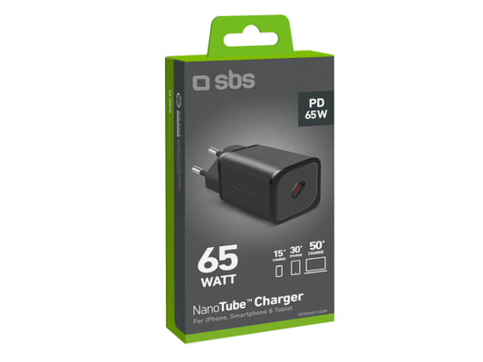 SBS Power Delivery GaN-Ladegerät 65 Watt