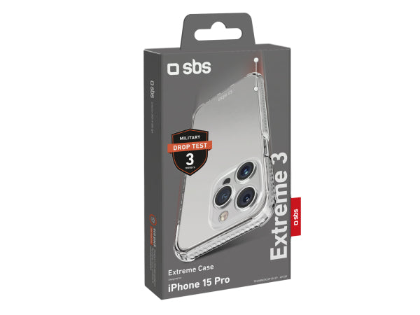 SBS Extreme X3 Hülle für iPhone 15 Pro Kaufuniversum - SBS Extreme X3 Hülle für iPhone 15 Pro