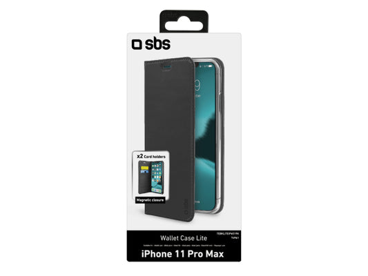 SBS Bookcase Wallet Lite-Hülle für iPhone 11 Pro Max