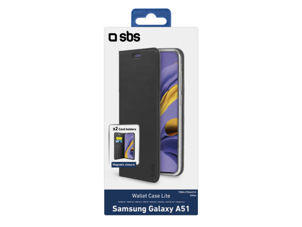 SBS Bookcase Wallet Lite-Hülle für Samsung Galaxy A51 Kaufuniversum - SBS Bookcase Wallet Lite-Hülle für Samsung Galaxy A51