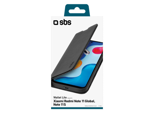 SBS Bookcase Wallet Lite-Hülle für Xiaomi Redmi Note 11 Global/Note 11s