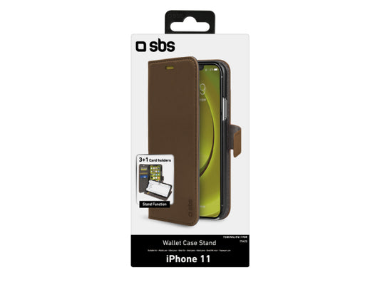 SBS Book Case Wallet für iPhone 11 mit Standfunktion