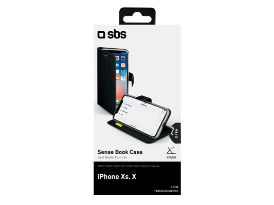 SBS Handyhülle Book Sense für iPhone XS/X
