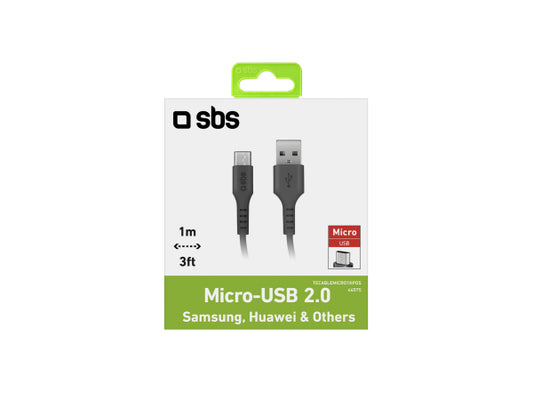 SBS Lade- und Datenkabel USB 2.0 und Micro USB