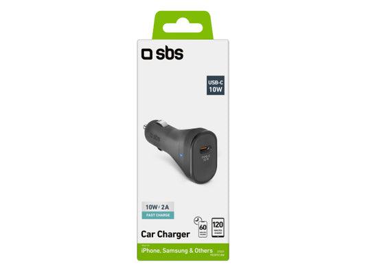 SBS USB-C Autoladegerät – 10 Watt Schnellladung