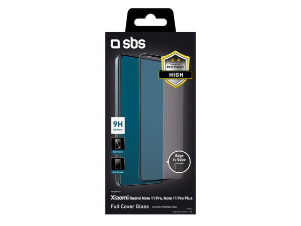 SBS Glas Displayschutz Full Cover für Xiaomi Redmi Note 11 Pro/11 Pro Plus/Poco X4 Pro/Note 12 Pro 4G Kaufuniversum - SBS Glas Displayschutz Full Cover für Xiaomi Redmi Note 11 Pro/11 Pro Plus/Poco X4 Pro/Note 12 Pro 4G