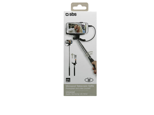 SBS Selfie-Stange mit 3,5 mm Klinkenstecker