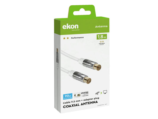 EKON Satellitenantennenkabel mit Ferritkern, 90 dB