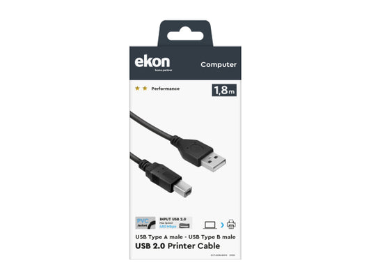 EKON USB Typ A - USB Typ B Kabel