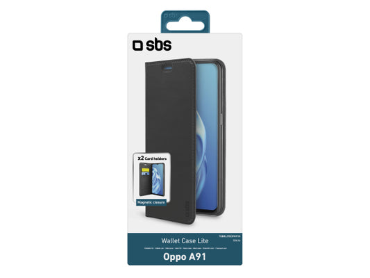 SBS Bookcase Wallet Lite-Hülle für Oppo A91
