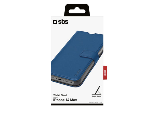 SBS Book Case Wallet für iPhone 14 Plus mit Standfunktion