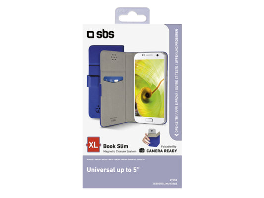 SBS Hülle Bookslim Universal für Smartphones bis zu 5''