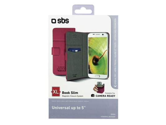 SBS Hülle Bookslim Universal für Smartphones bis zu 5''