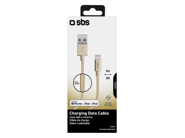 SBS Lade- und Datenübertragungskabel Apple Lightning - Gold Collection Kaufuniversum - SBS Lade- und Datenübertragungskabel Apple Lightning - Gold Collection