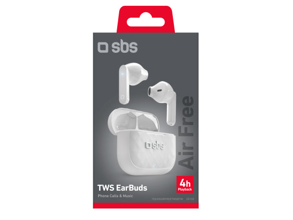 SBS Air Free - TWS-Kopfhörer mit 250-mAh-Ladestation Kaufuniversum - SBS Air Free - TWS-Kopfhörer mit 250-mAh-Ladestation