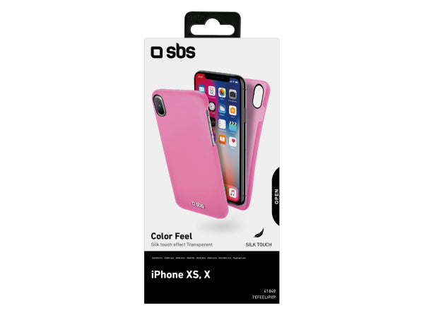 SBS Cover ColorFeel for iPhone XS/X Kaufuniversum - SBS Cover ColorFeel for iPhone XS/X