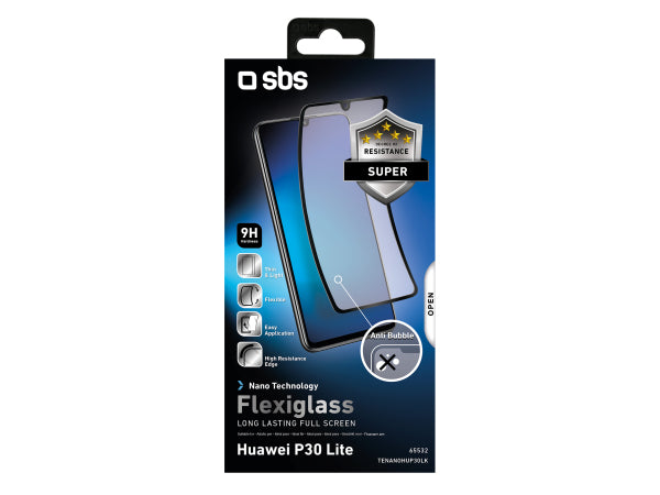 SBS Full Screen Protector Flexible Glass für Huawei P30 Lite Kaufuniversum - SBS Full Screen Protector Flexible Glass für Huawei P30 Lite