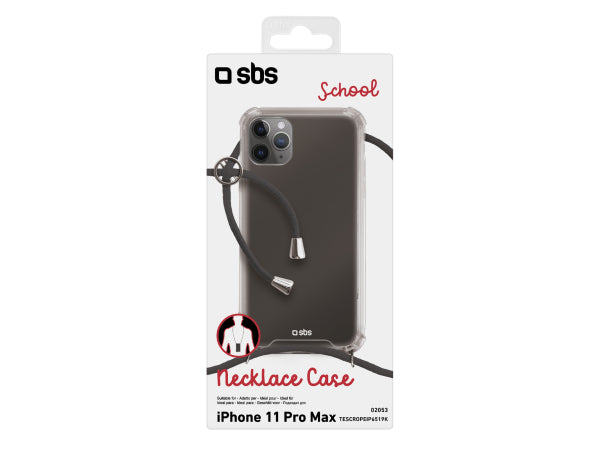 SBS Cover „School“ mit Umhängeband für iPhone 11 Pro Max Kaufuniversum - SBS Cover „School“ mit Umhängeband für iPhone 11 Pro Max