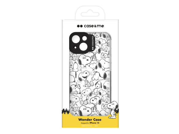 CASEME Hülle mit Peanuts-Motiv und Objektivschutz für das iPhone 15 Kaufuniversum - CASEME Hülle mit Peanuts-Motiv und Objektivschutz für das iPhone 15