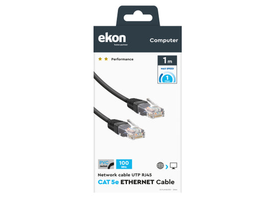 EKON Netzwerkkabel Kat. 5e