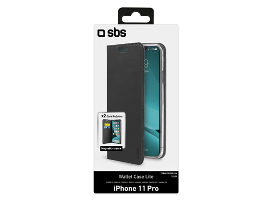 SBS Bookcase Wallet Lite-Hülle für iPhone 11 Pro