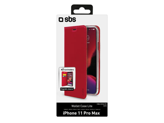 SBS Bookcase Wallet Lite-Hülle für iPhone 11 Pro Max