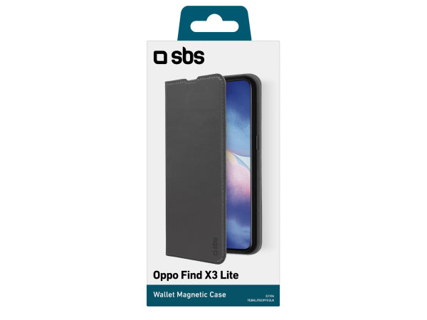 SBS Bookcase Wallet Lite-Hülle für Oppo Find X3 Lite Kaufuniversum - SBS Bookcase Wallet Lite-Hülle für Oppo Find X3 Lite