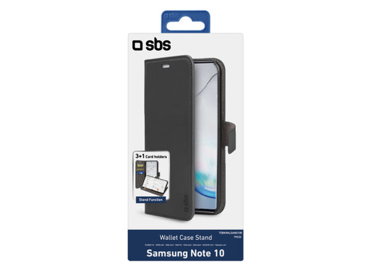 SBS Book Case Wallet für Samsung Galaxy Note 10 mit Standfunktion