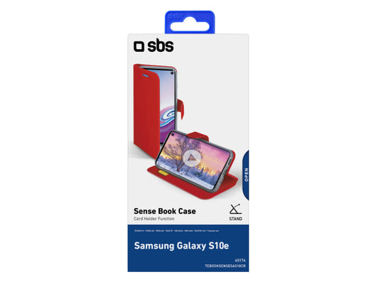 SBS Klapphülle im Hochformat Sense für Samsung Galaxy S10e