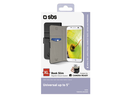 SBS Hülle Bookslim Universal für Smartphones bis zu 5''