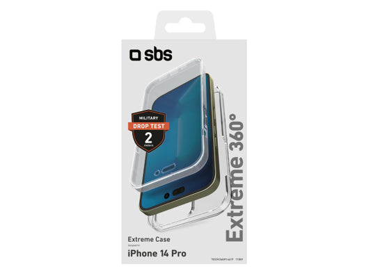 SBS Cover Full Body 360° für iPhone 14 Pro - Extreme Collection