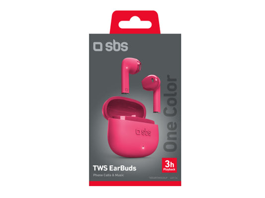 SBS TWS One Color – kabellose Ohrhörer mit True-Wireless-Stereo-Technologie