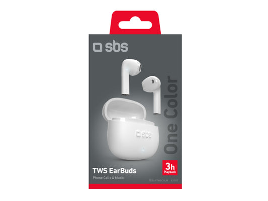 SBS TWS One Color – kabellose Ohrhörer mit True-Wireless-Stereo-Technologie