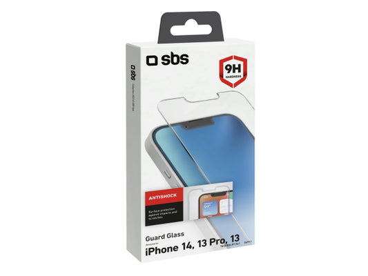 SBS Glas-Displayschutz für iPhone 13/13 Pro/iPhone 14