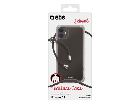 SBS Cover „School“ mit Umhängeband für iPhone 11